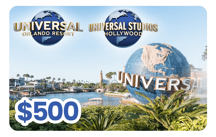 Universal Studios Gift Card