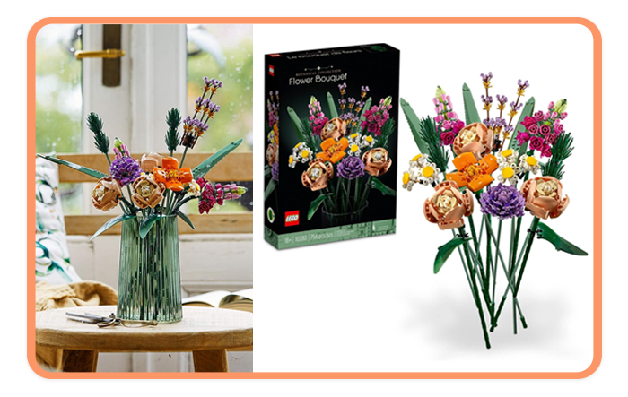 LEGO Icons Flower Bouquet Building Set