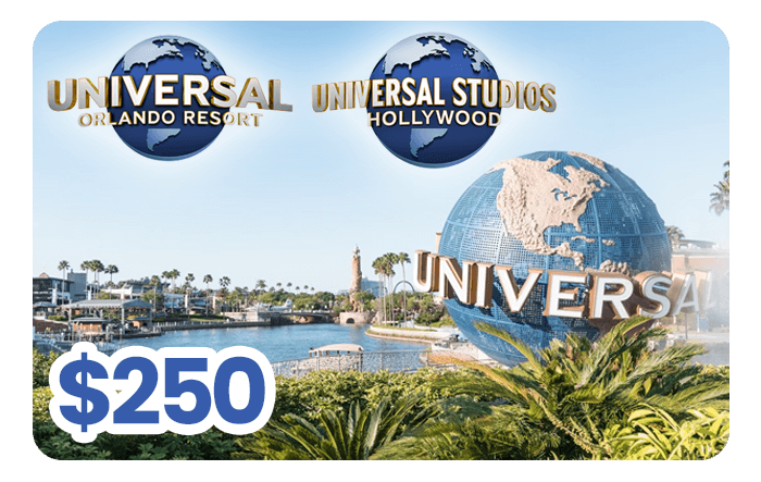 Universal Studios Gift Card
