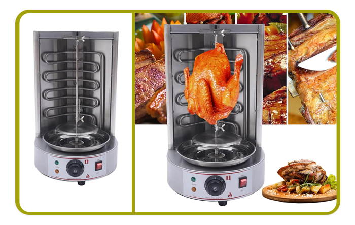 Vertical Gas Shawarma Machine