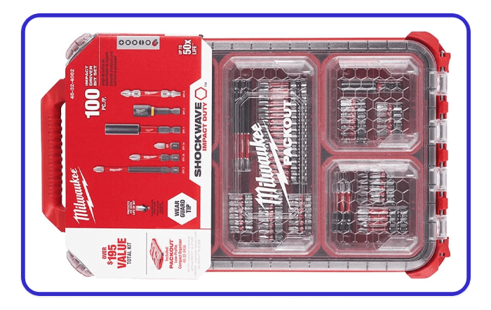 Milwaukee Shockwave 100pcs Impact Driver Set