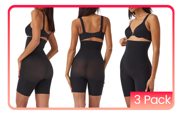 SPANX Higher Power Short (3-Pack) - Black