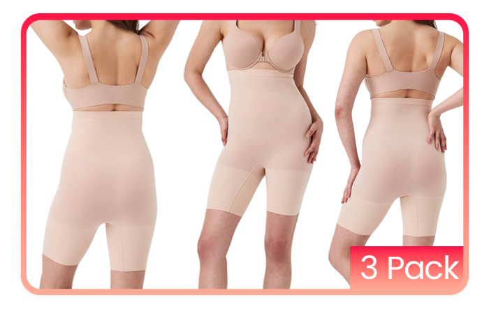 SPANX Higher Power Short (3-Pack) - Nude