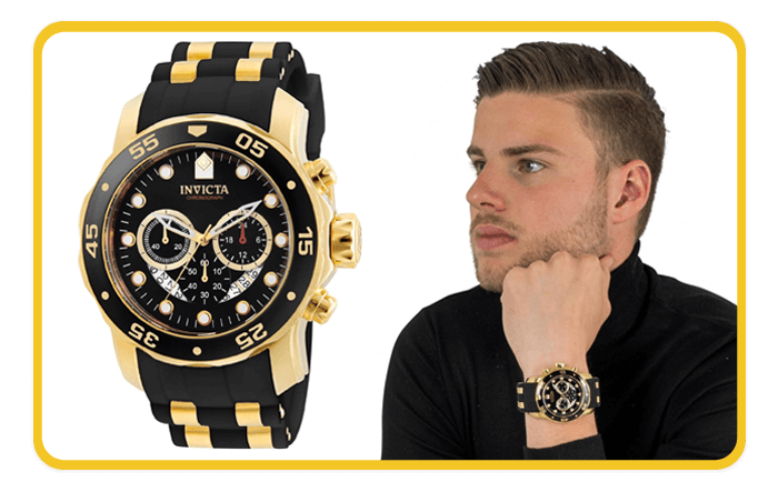 Invicta Men's Stainless Steel Quartz Watch